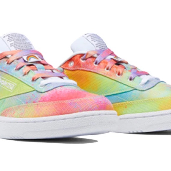 Reebok Other - Reebok Club C 85 Pride 2020 All Types of Love 
Size 13 NWT FX4772 Multi colored